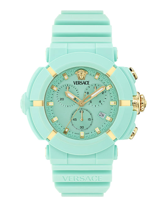 Versace Real Active Chrono Silicone Watch
