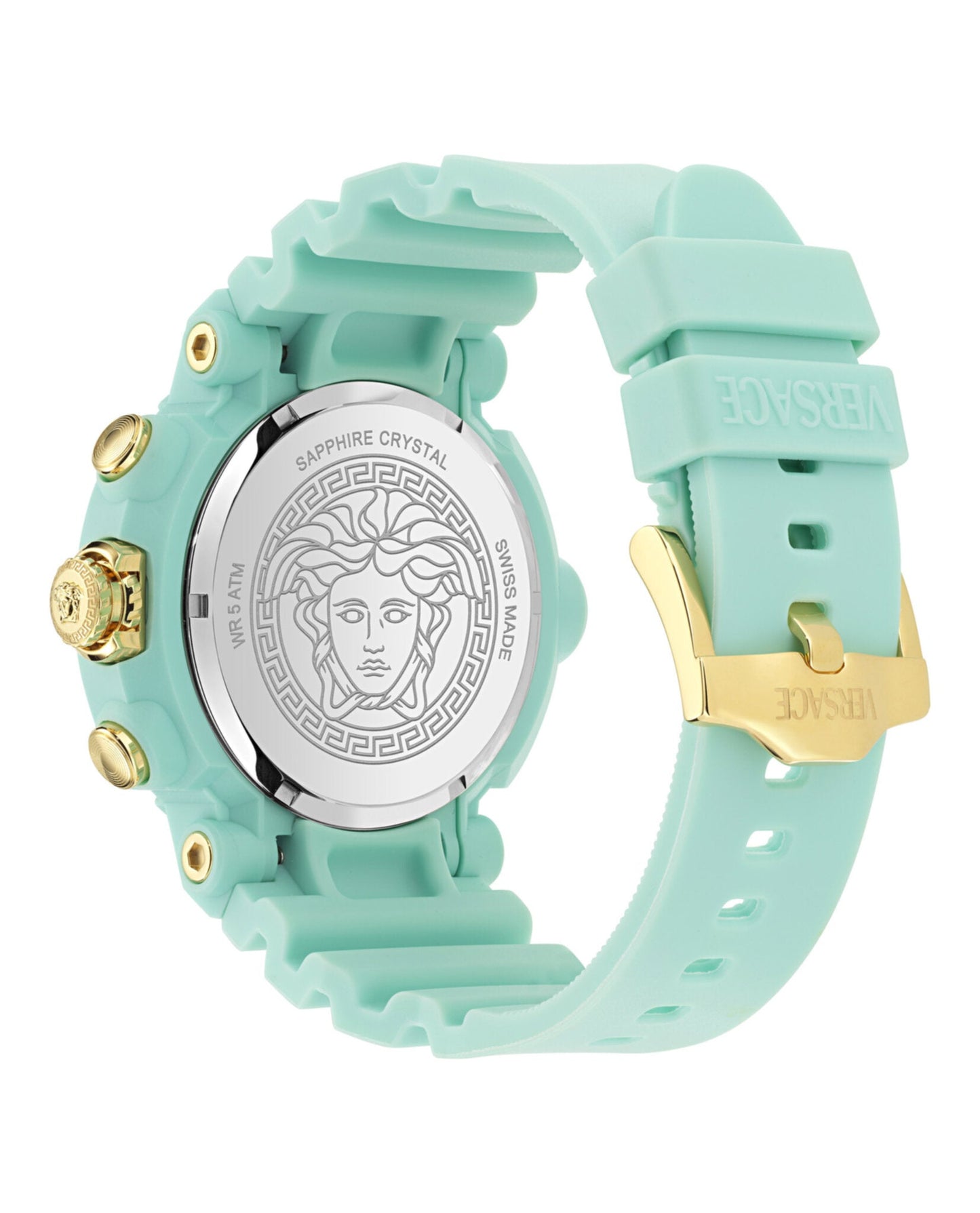 Versace Real Active Chrono Silicone Watch