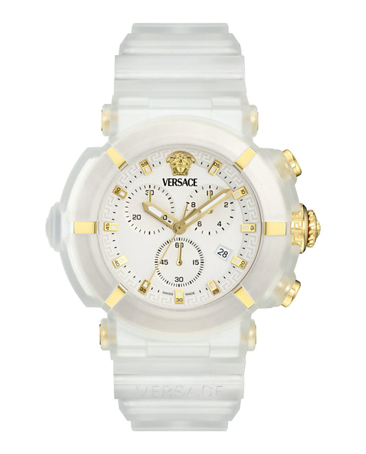 Versace  Real Active Chrono Silicone Watch