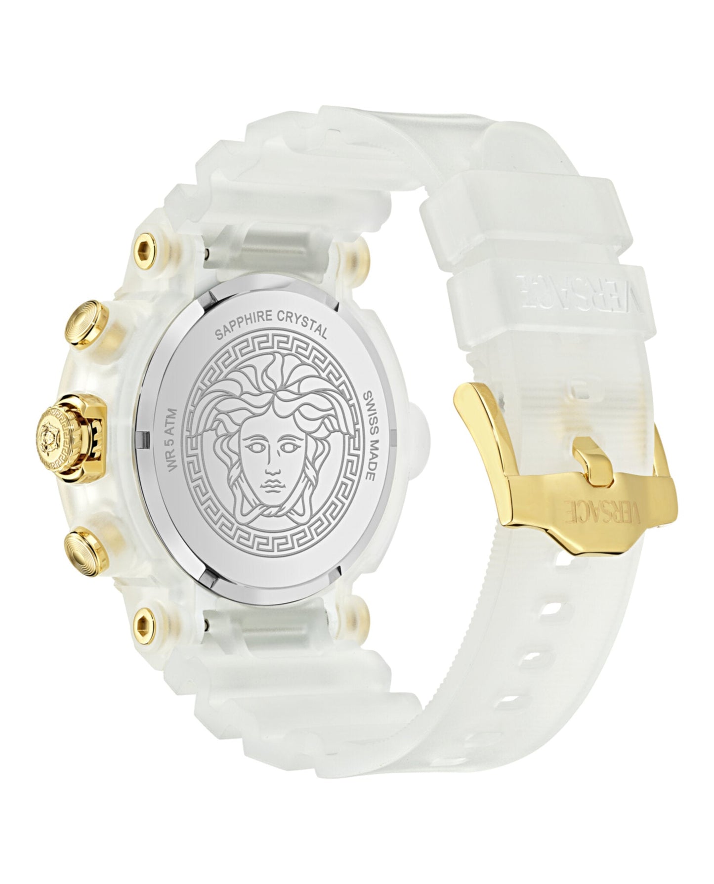 Versace  Real Active Chrono Silicone Watch