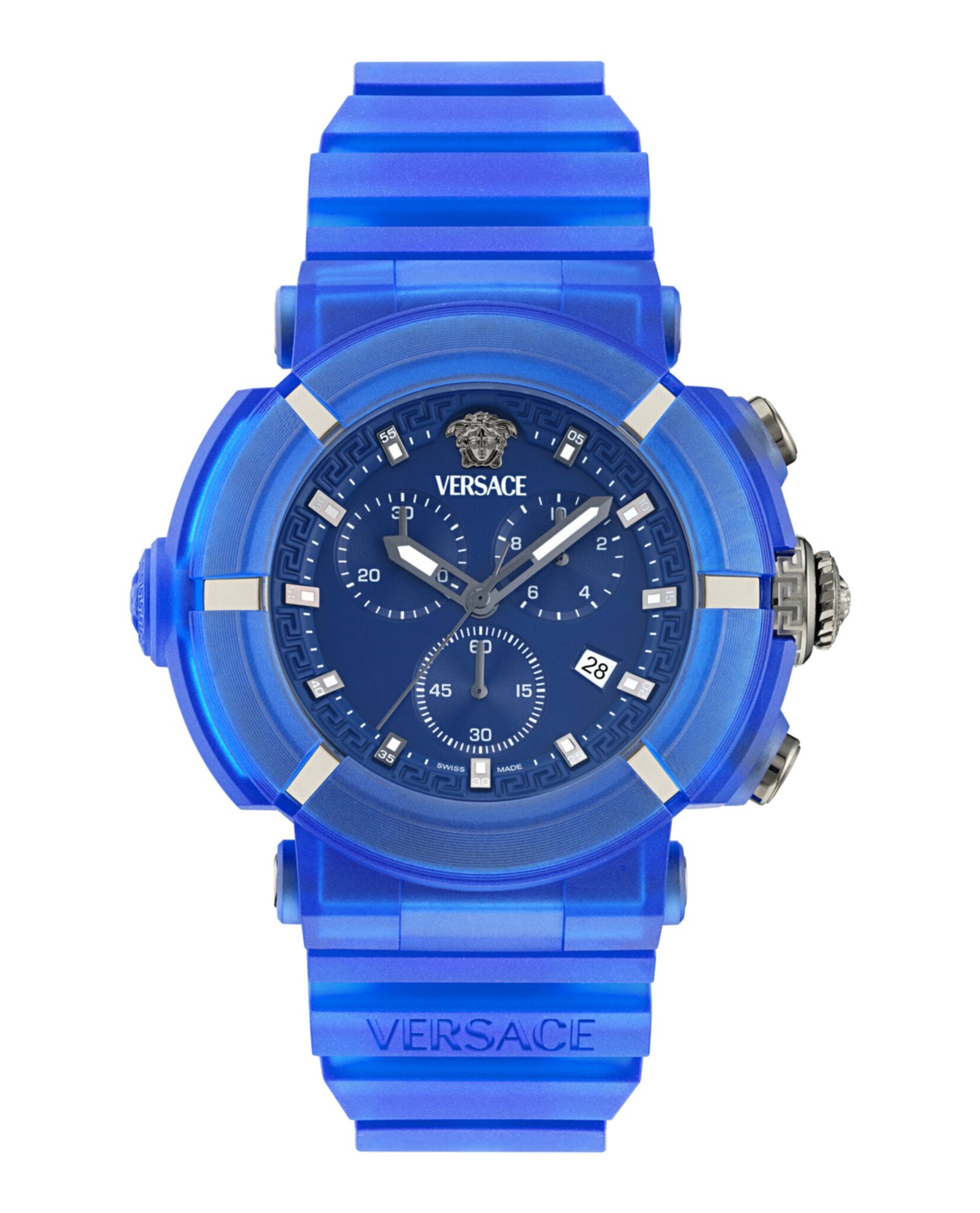 Versace  Real Active Chrono Silicone Watch