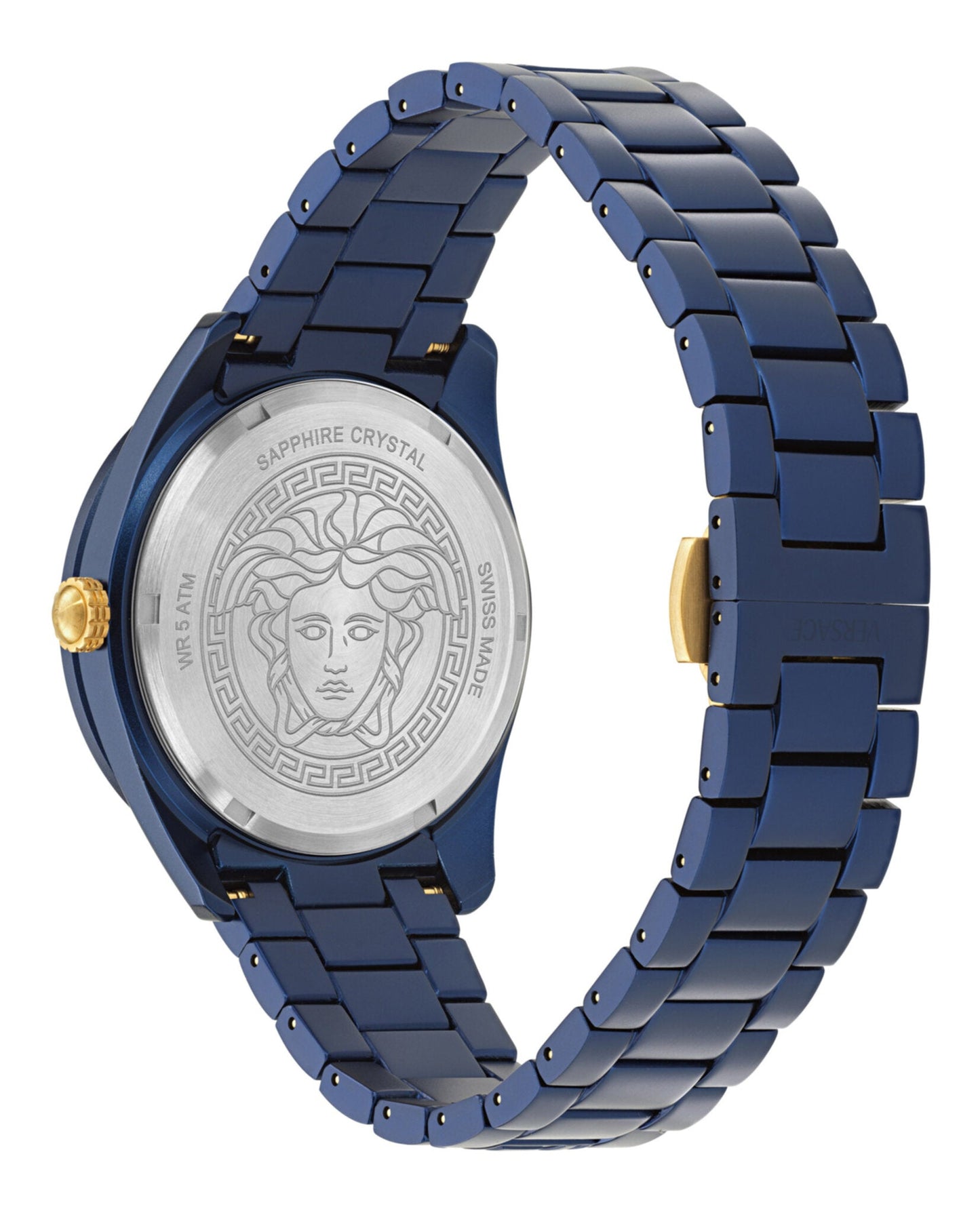 Versace V-Dome Aluminum Bracelet Watch