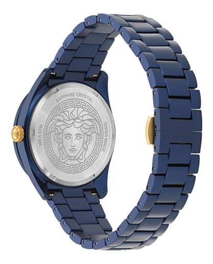 Versace V-Dome Aluminum Bracelet Watch