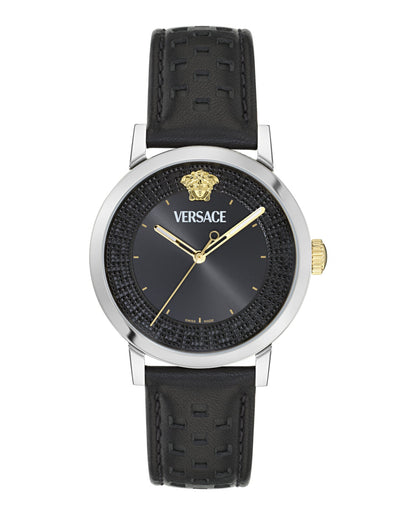 Versace  Albireo Leather Watch