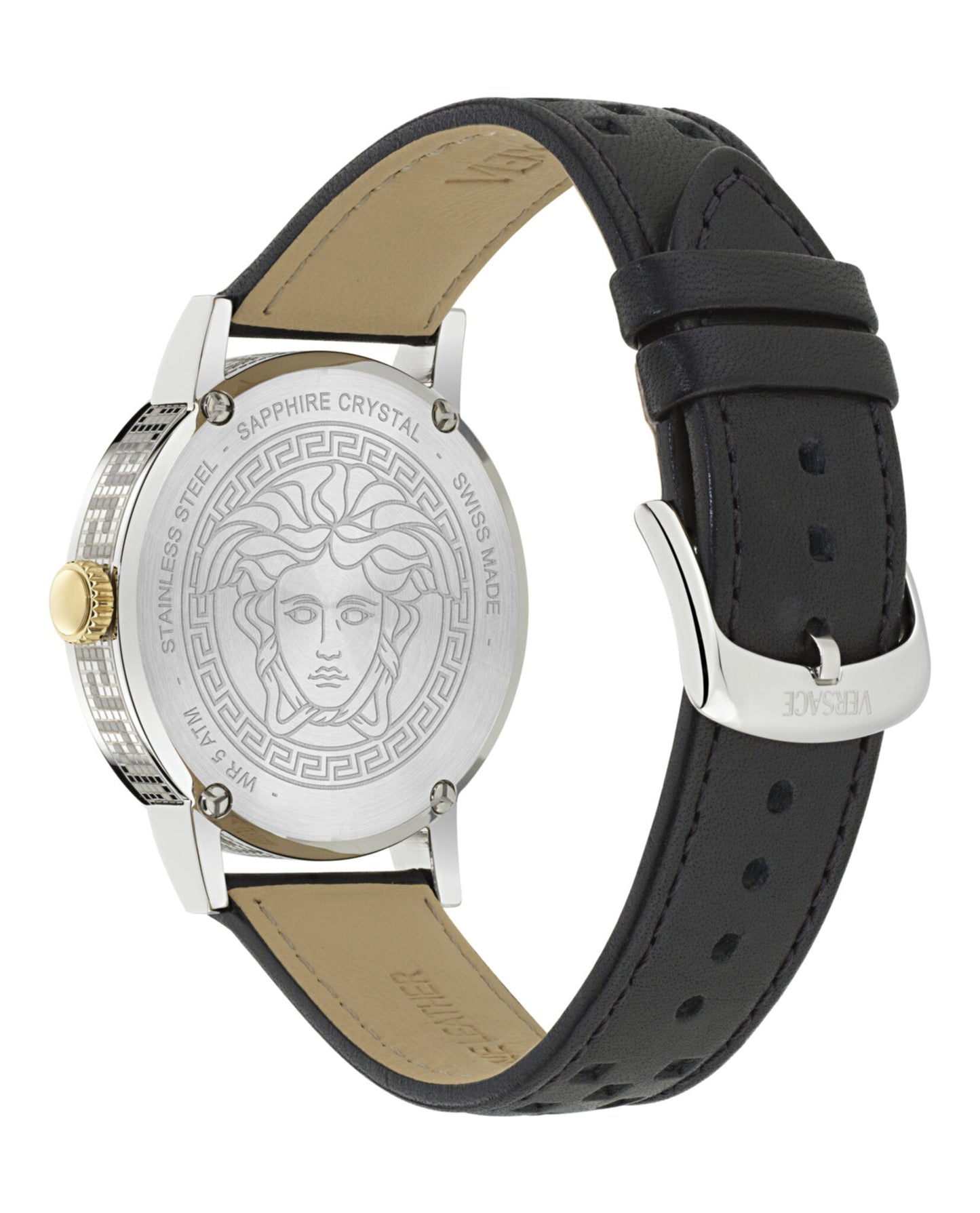 Versace  Albireo Leather Watch