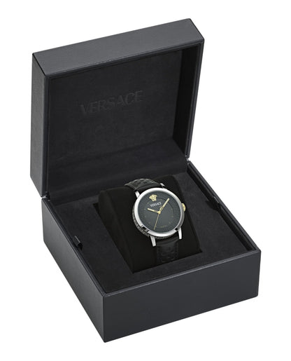 Versace  Albireo Leather Watch