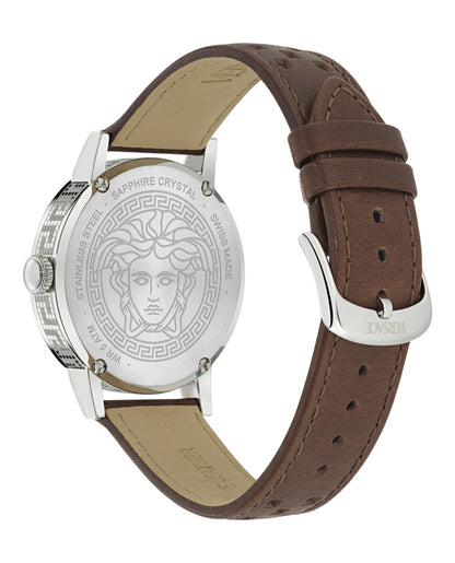 Versace  Albireo Leather Watch