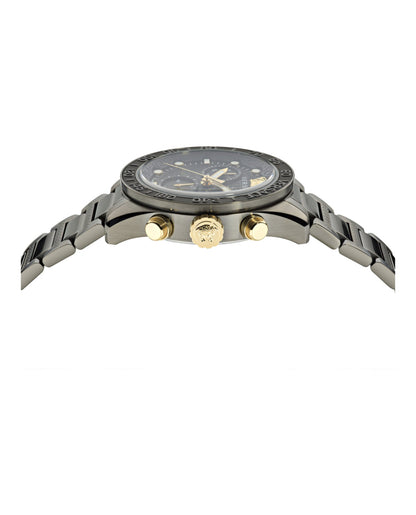 Versace Greca Dome Chrono Bracelet Watch