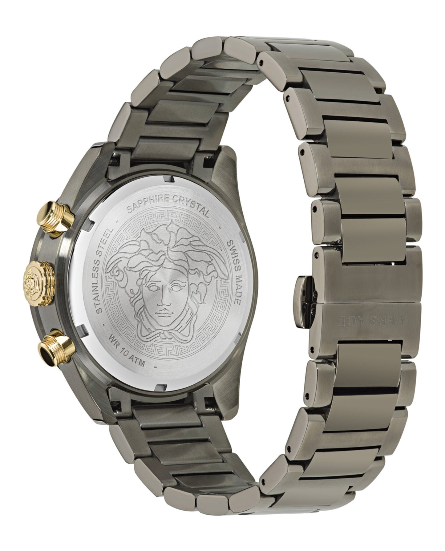 Versace Greca Dome Chrono Bracelet Watch