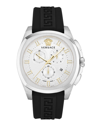 Versace  Geo Chrono Strap Watch
