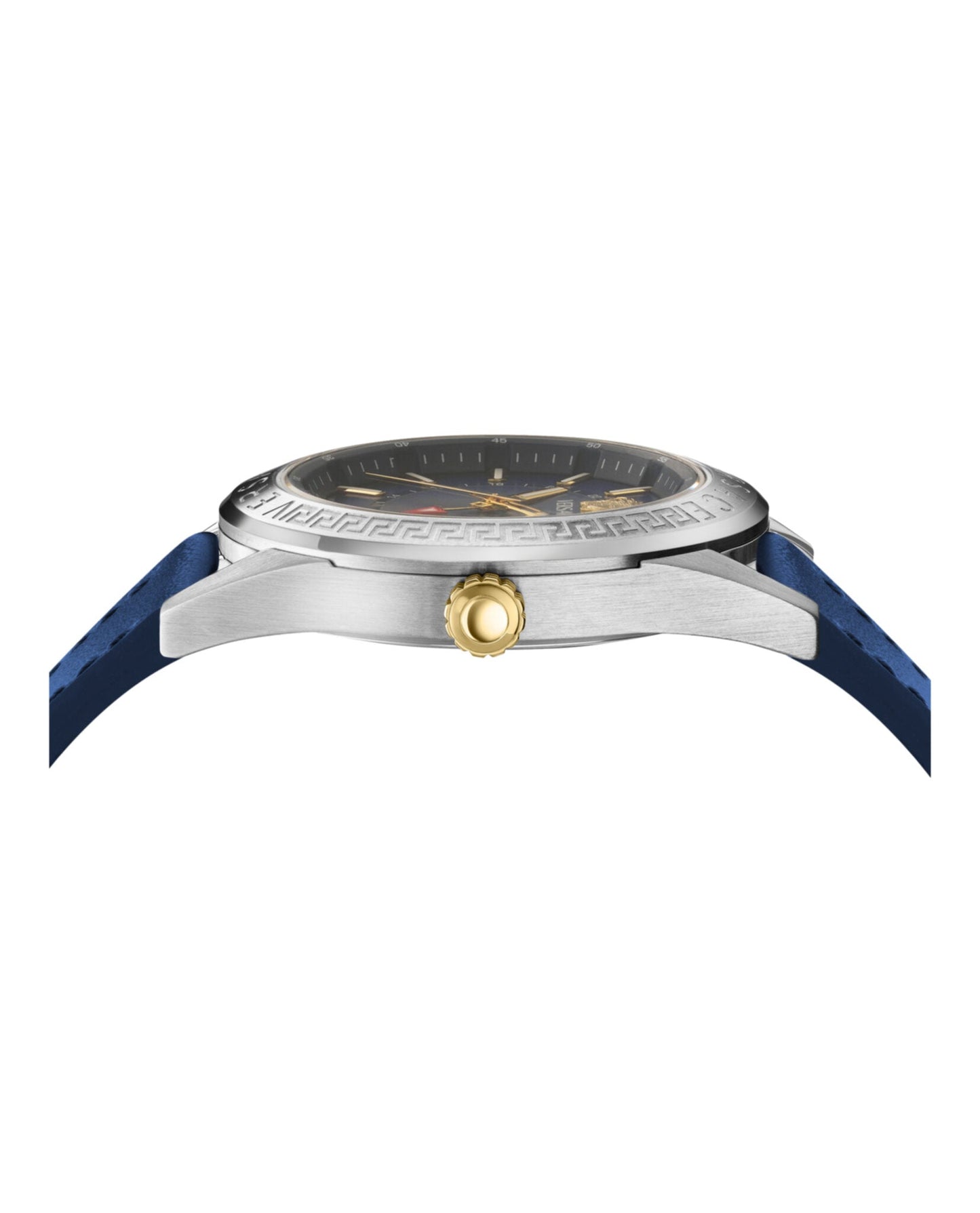 Versace V-Code GMT Leather Watch