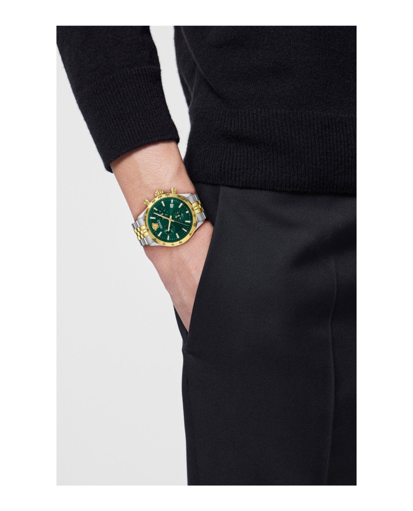 Versace Hellenyium Chrono Petite Bracelet Watch