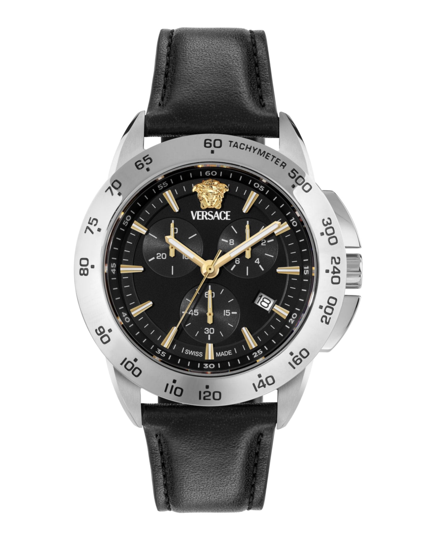 Versace V-Sport Chrono Leather Watch