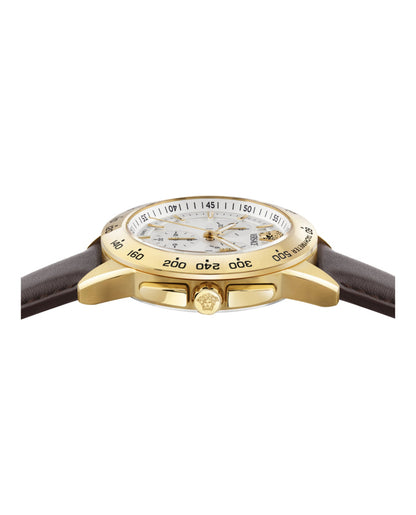 Versace V-Sport Chrono Leather Watch