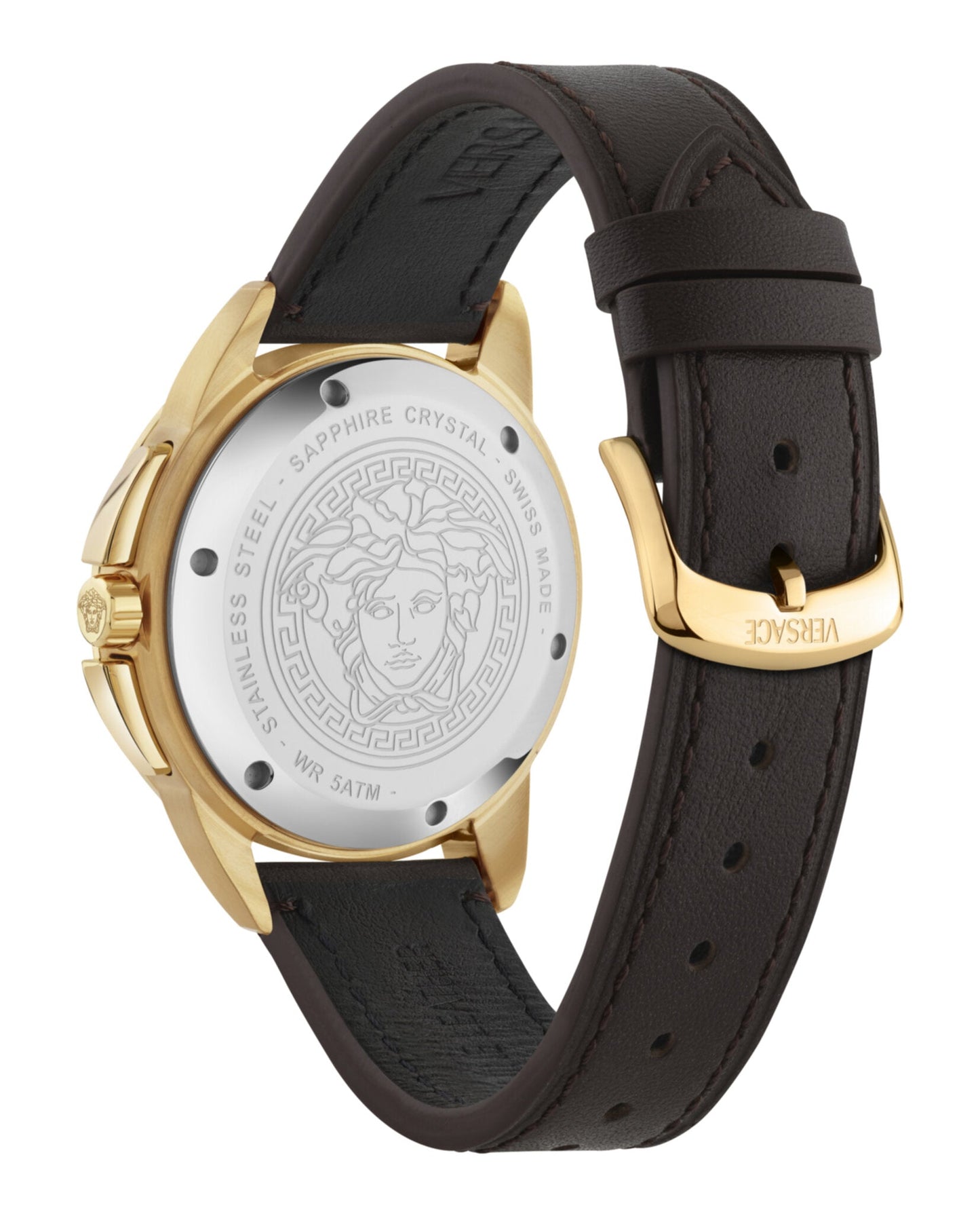 Versace V-Sport Chrono Leather Watch