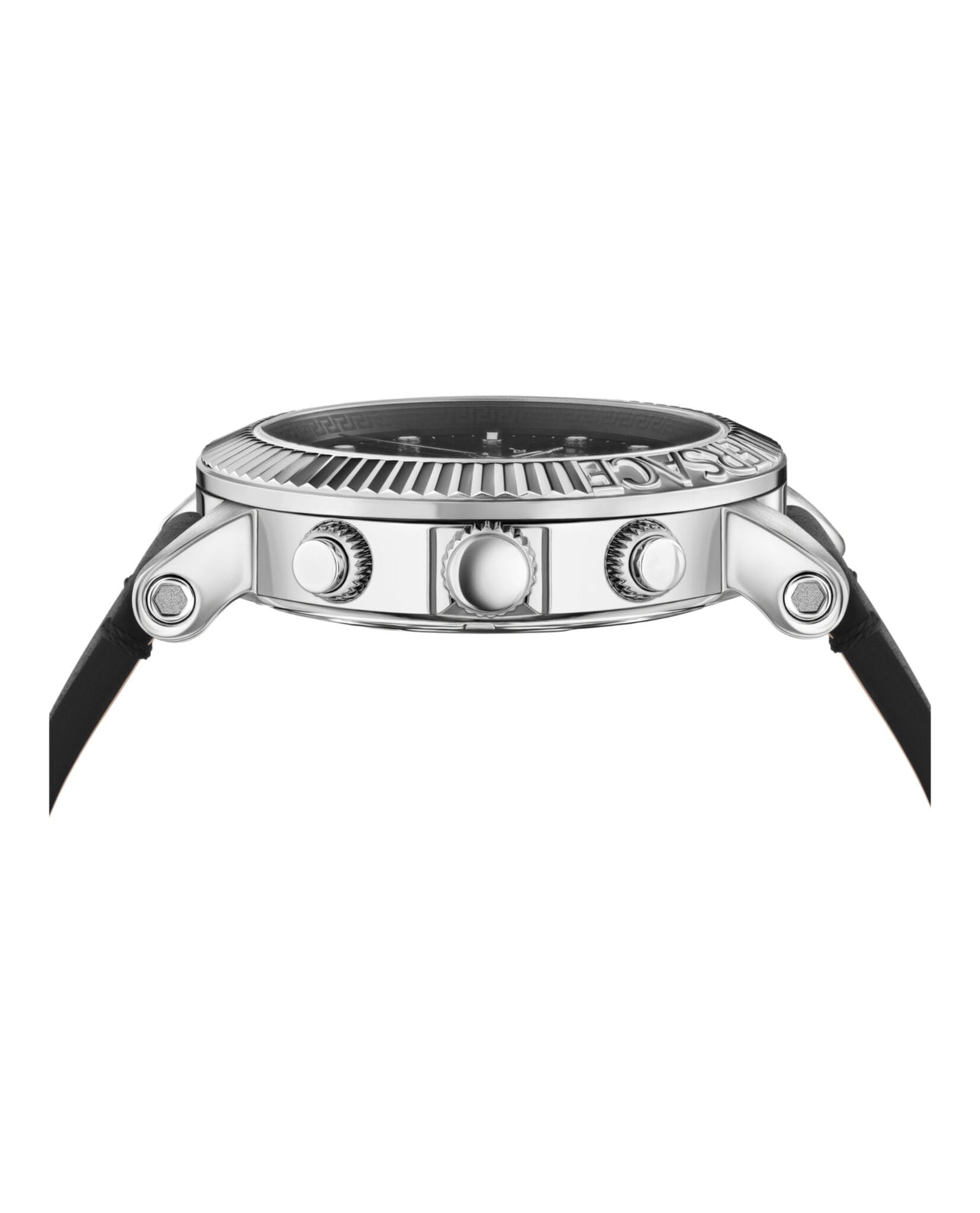 Versace V-Chrono Classic Leather Watch
