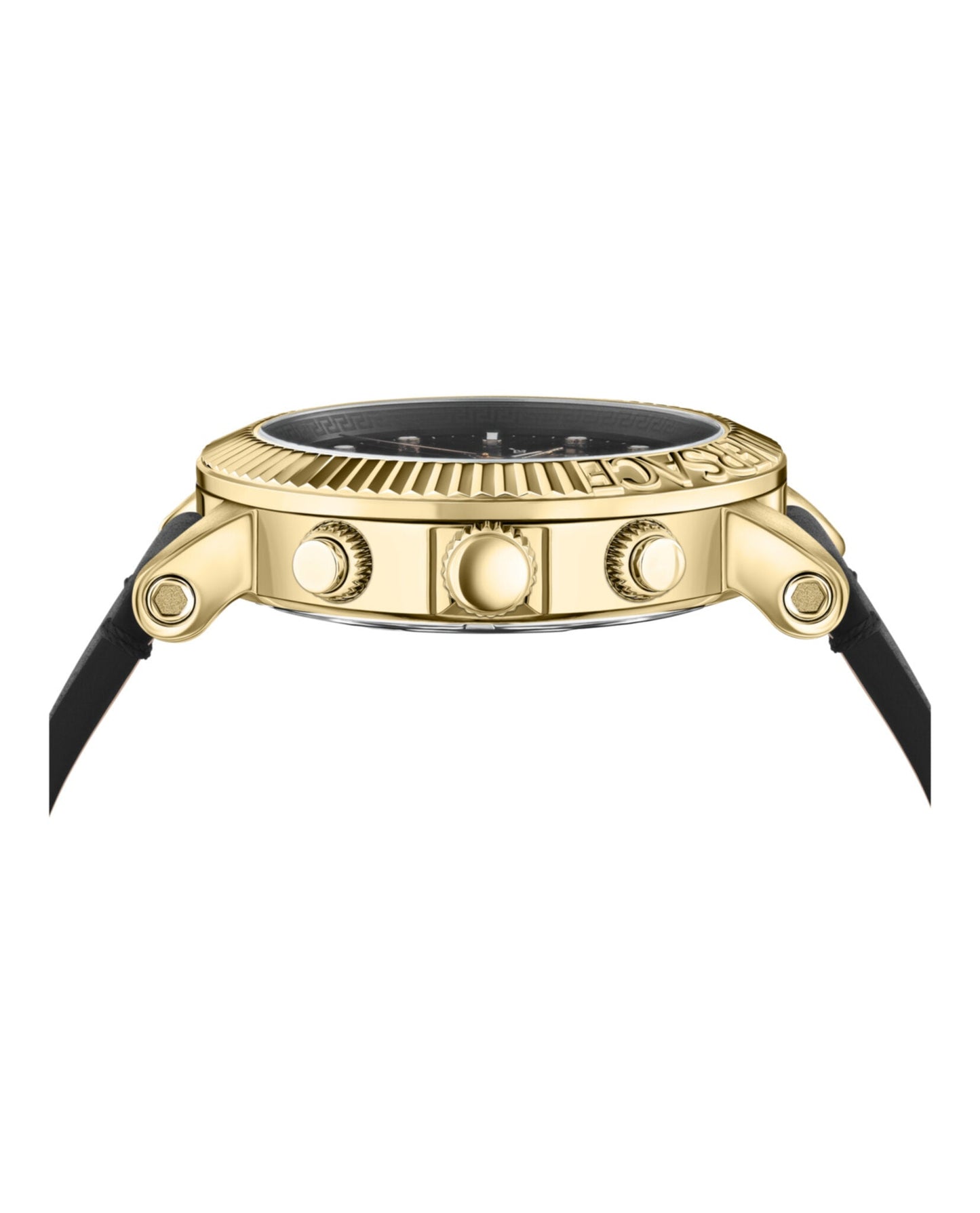 Versace V-Chrono Classic Leather Watch