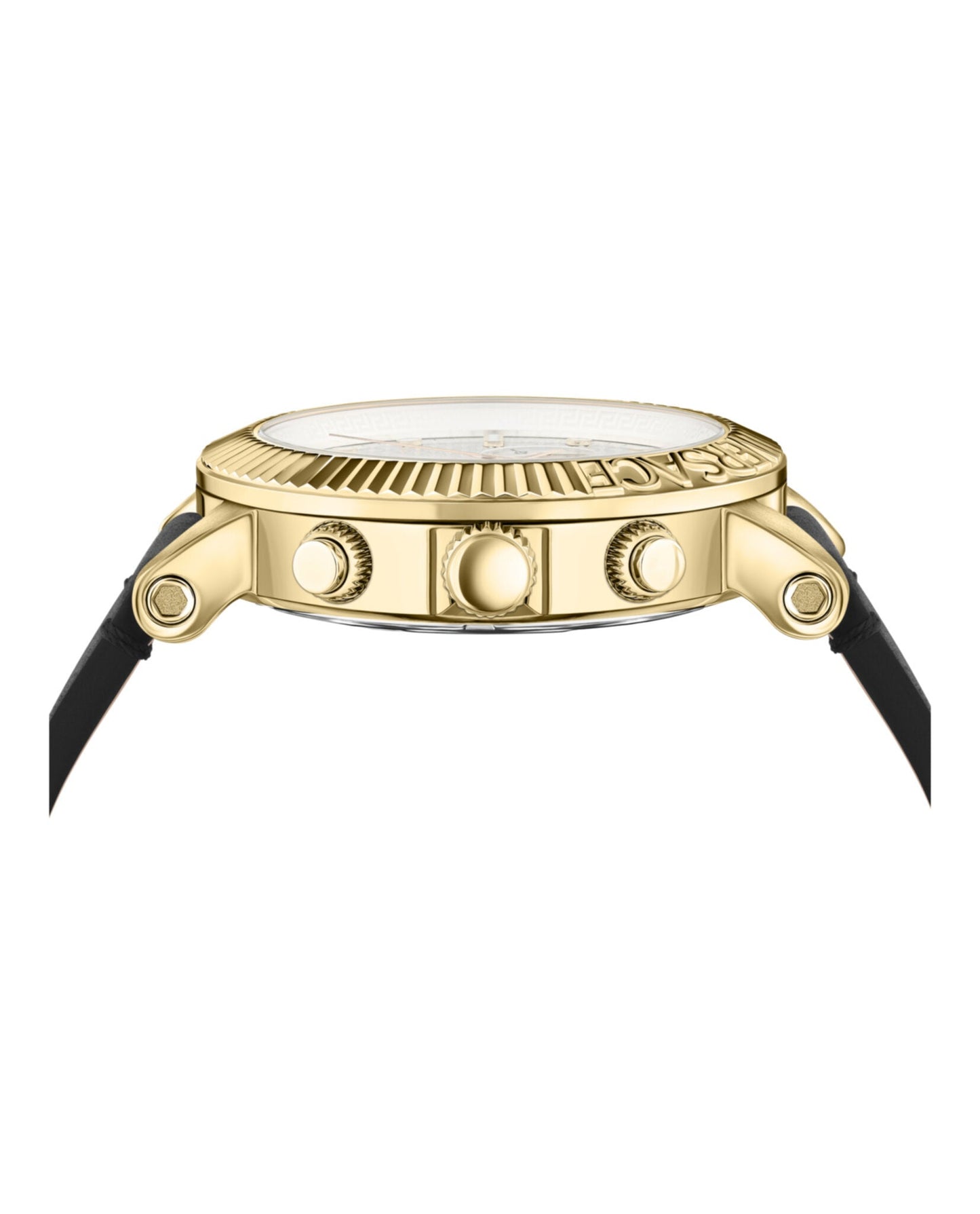 Versace V-Chrono Classic Leather Watch