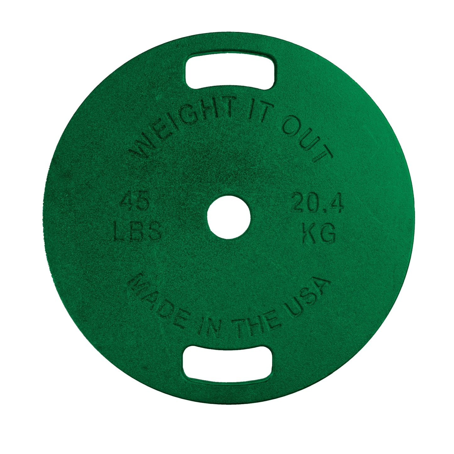 Weight It Out - 
Cast Iron Machined Weight Plate Sets - Mann