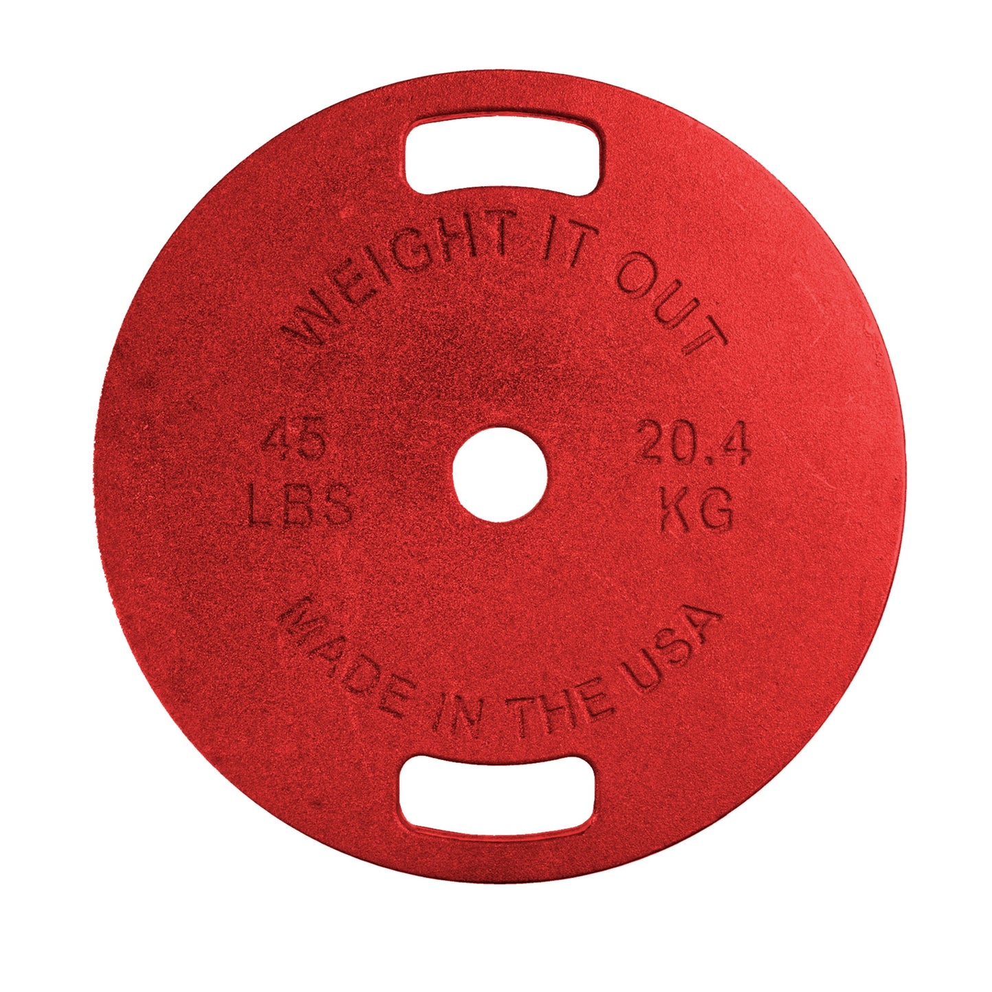 Weight It Out - 
Cast Iron Machined Weight Plate Sets - Mann