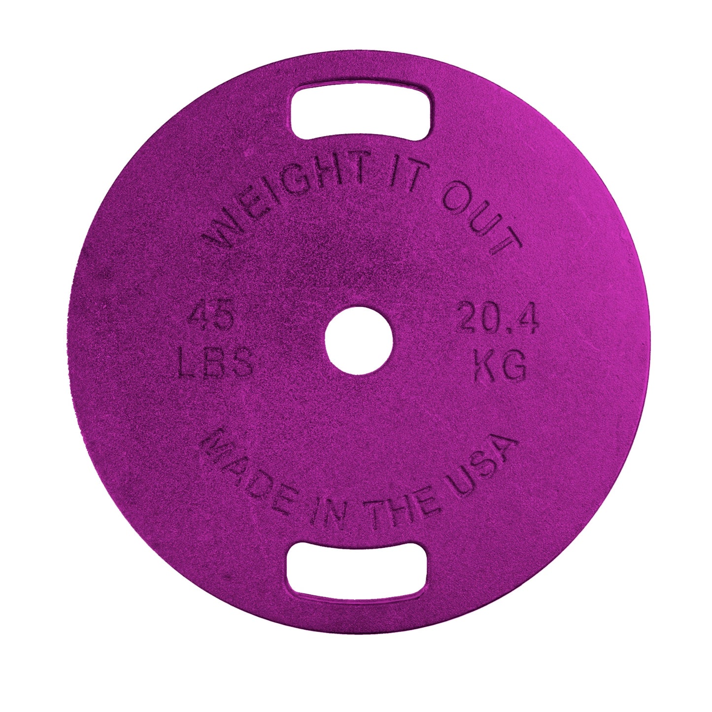 Weight It Out - 
Cast Iron Machined Weight Plate Sets - Mann