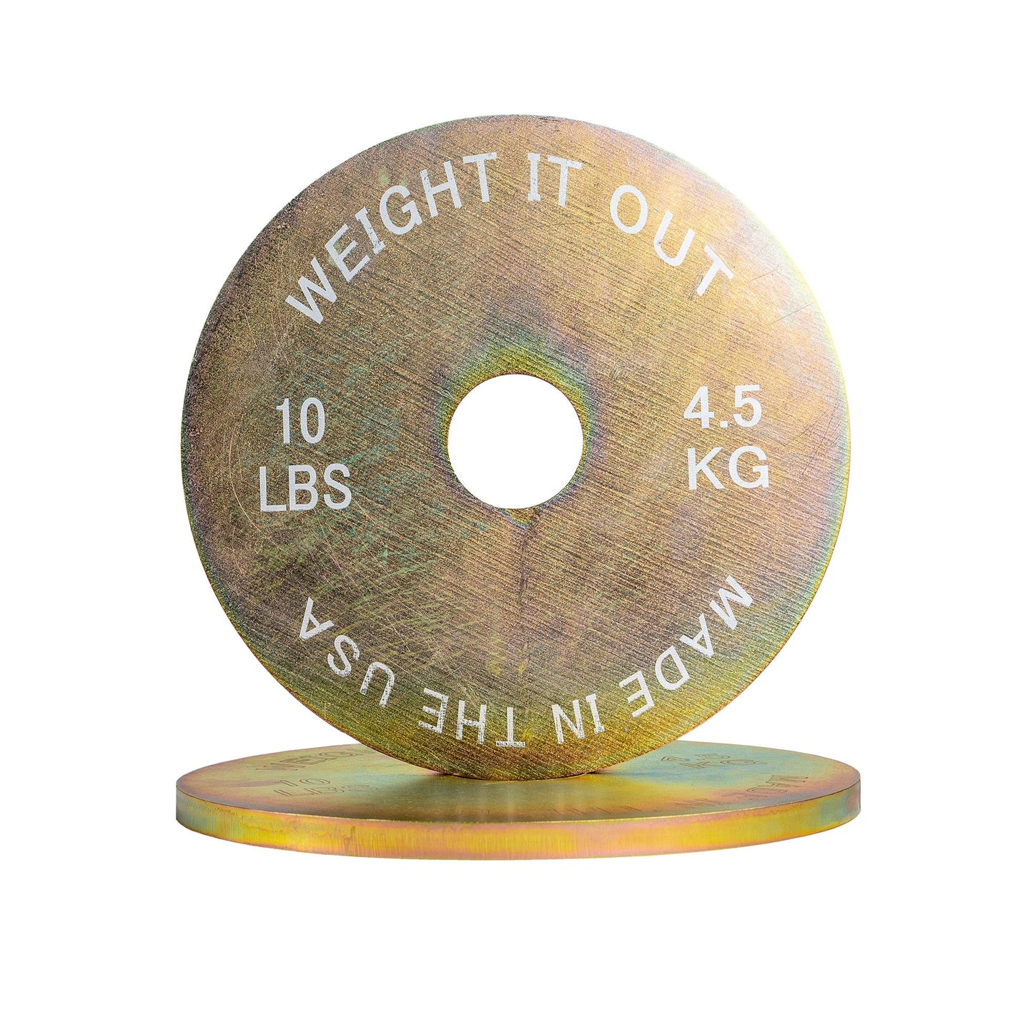 Pre-Order: Weight It Out - Cast Iron Machined 45lb And Calibrated Solid Steel Weight Plate Sets