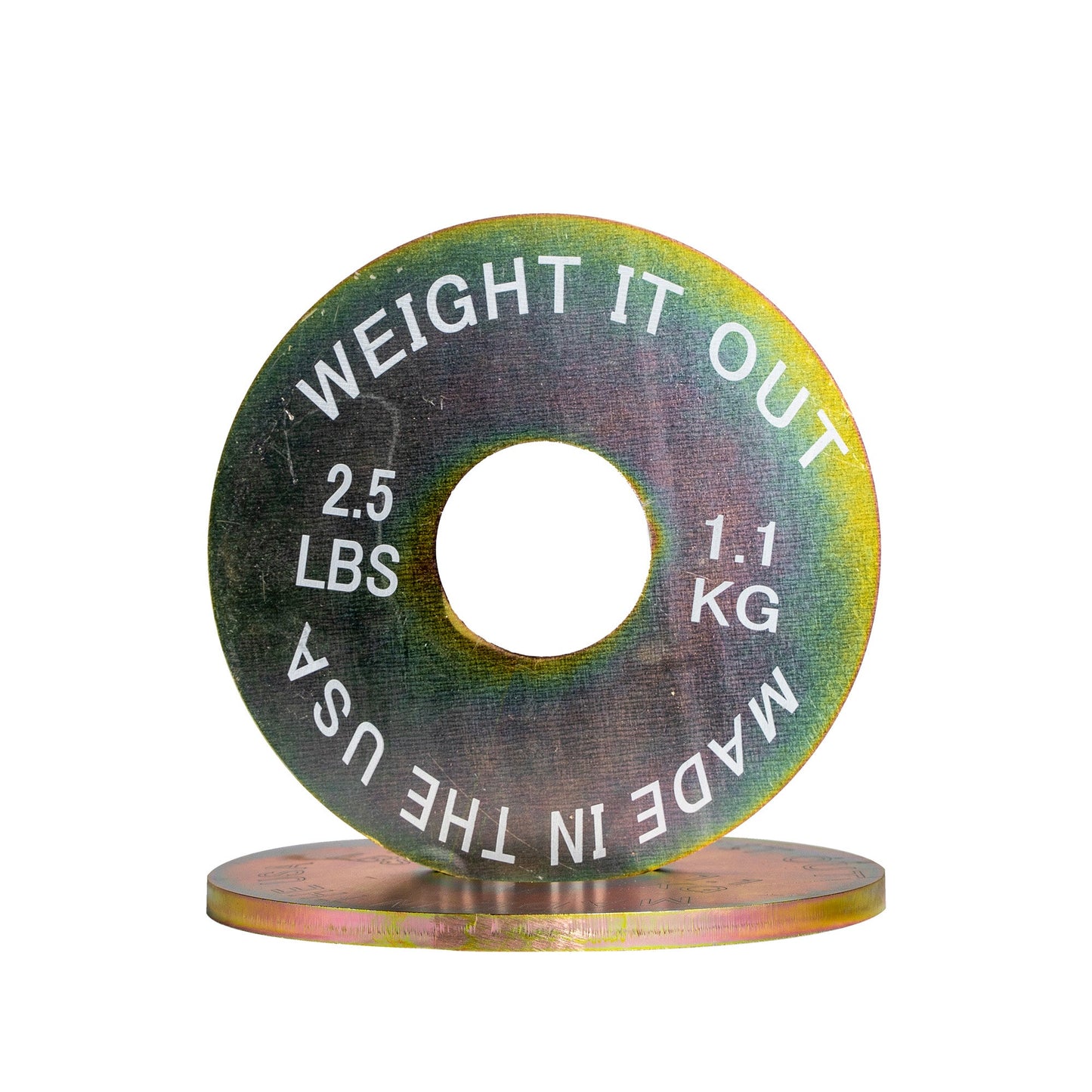 Pre-Order: Weight It Out - Custom Engraved Solid Steel Calibrated Weight Plate Pairs