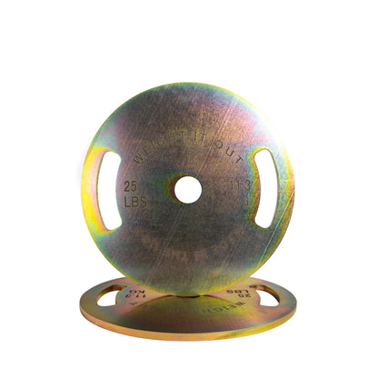 Pre-Order: Weight It Out - Custom Engraved Solid Steel Calibrated Weight Plate Pairs