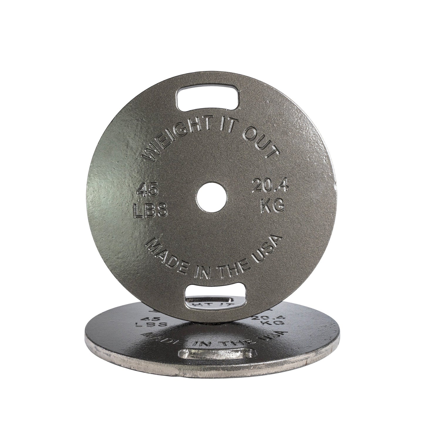 Pre-Order: Weight It Out - Cast Iron Machined 45lb And Calibrated Solid Steel Weight Plate Sets