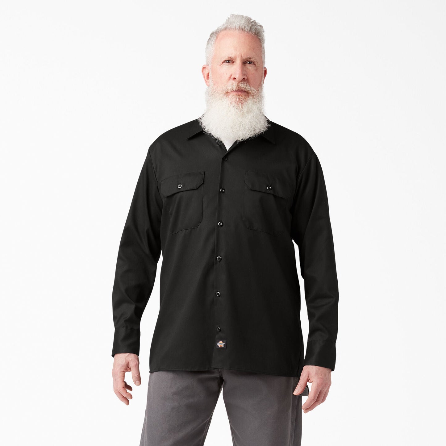 Dickies FLEX Relaxed Fit Long Sleeve Work Shirt - Mann