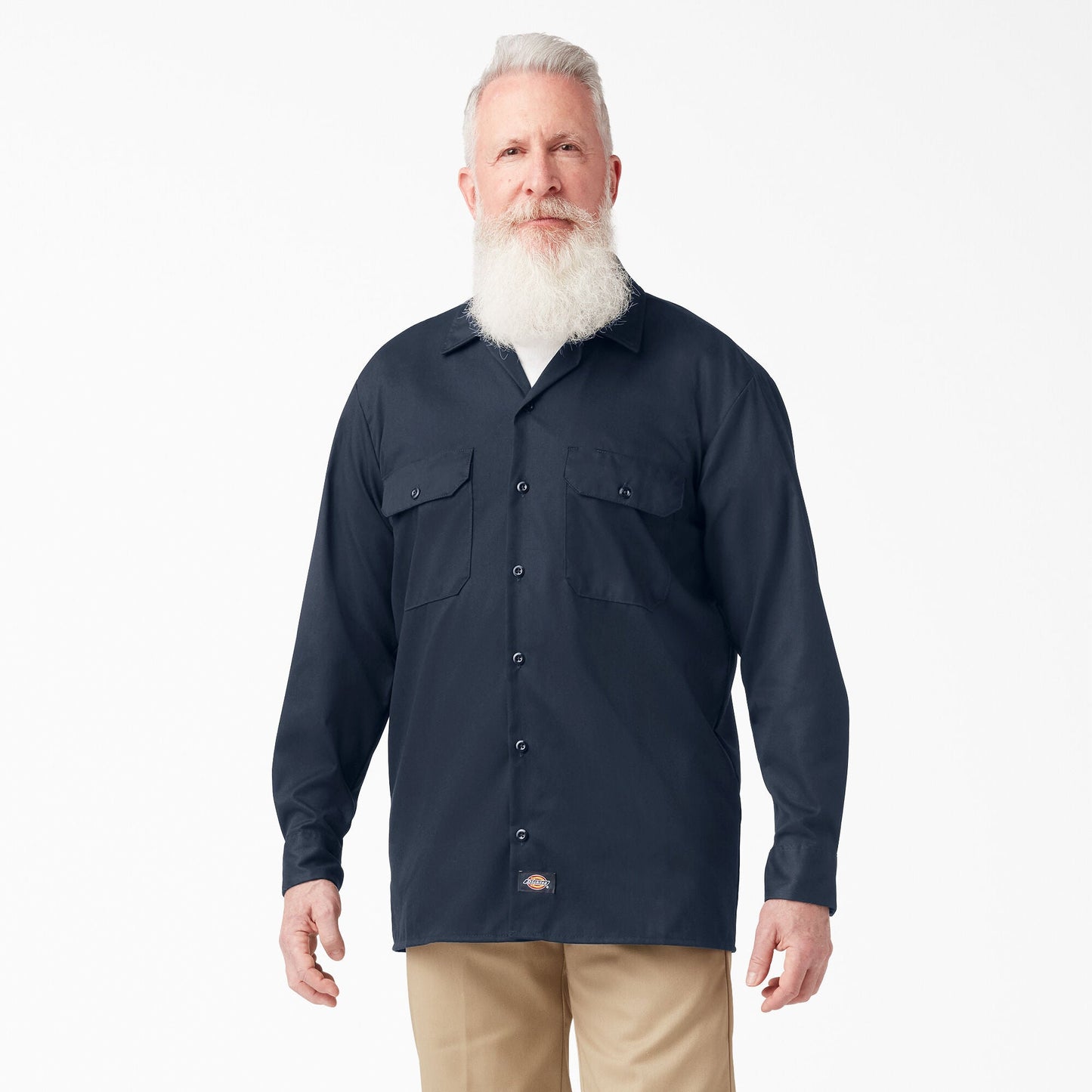 Dickies FLEX Relaxed Fit Long Sleeve Work Shirt - Mann