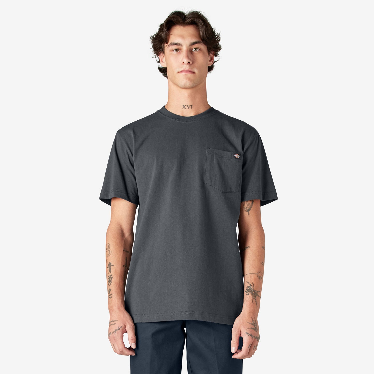Dickies Heavyweight Short Sleeve Pocket T-Shirt Black - Mann