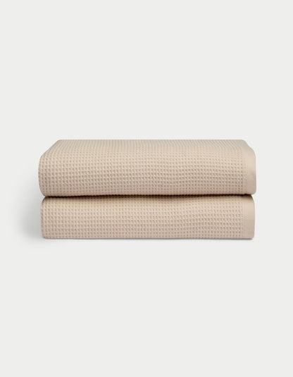 Cozy Earth Waffle Bath Towels