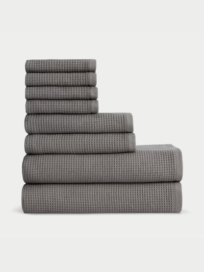 Cozy Earth Waffle Bath Towel Set