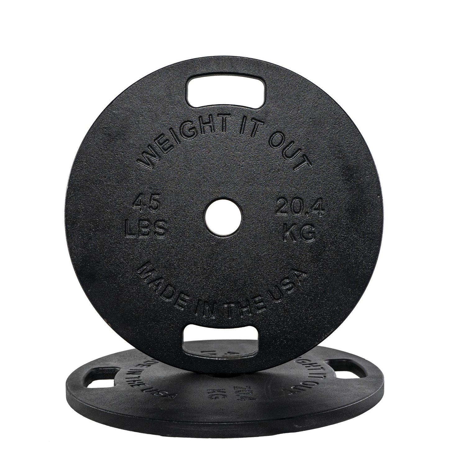 Pre-Order: Weight It Out - Cast Iron Machined 45lb And Calibrated Solid Steel Weight Plate Sets