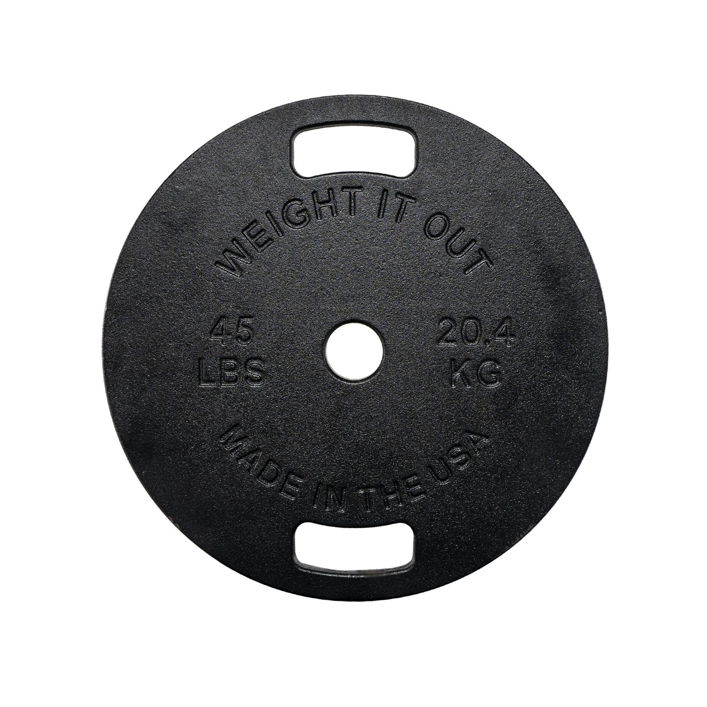 Weight It Out - Cast Iron Machined Weight Plate Pairs