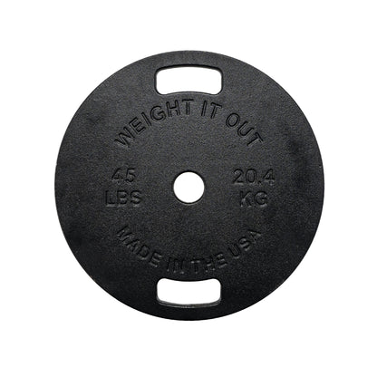 Weight It Out - Cast Iron Machined Weight Plate Pairs