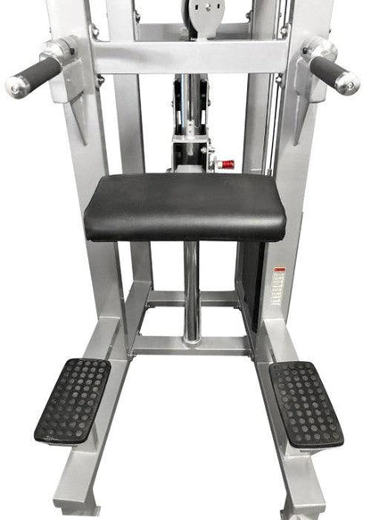 Muscle D Fitness Dual Function Assisted Chin-Dip Combo - Adjustable - Plate Selectorized