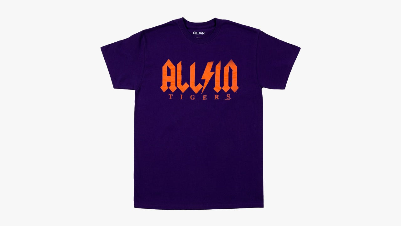 Clemson Tigers - All in Purple Heather All in Success T-Shirt - Mann