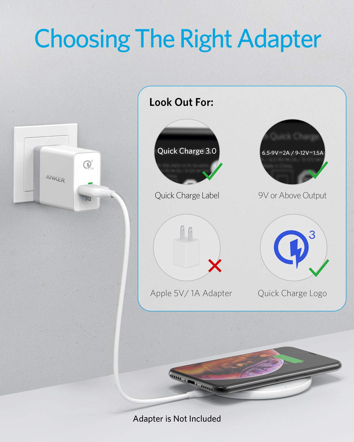Anker 313 Wireless Charger (Pad) - Mann