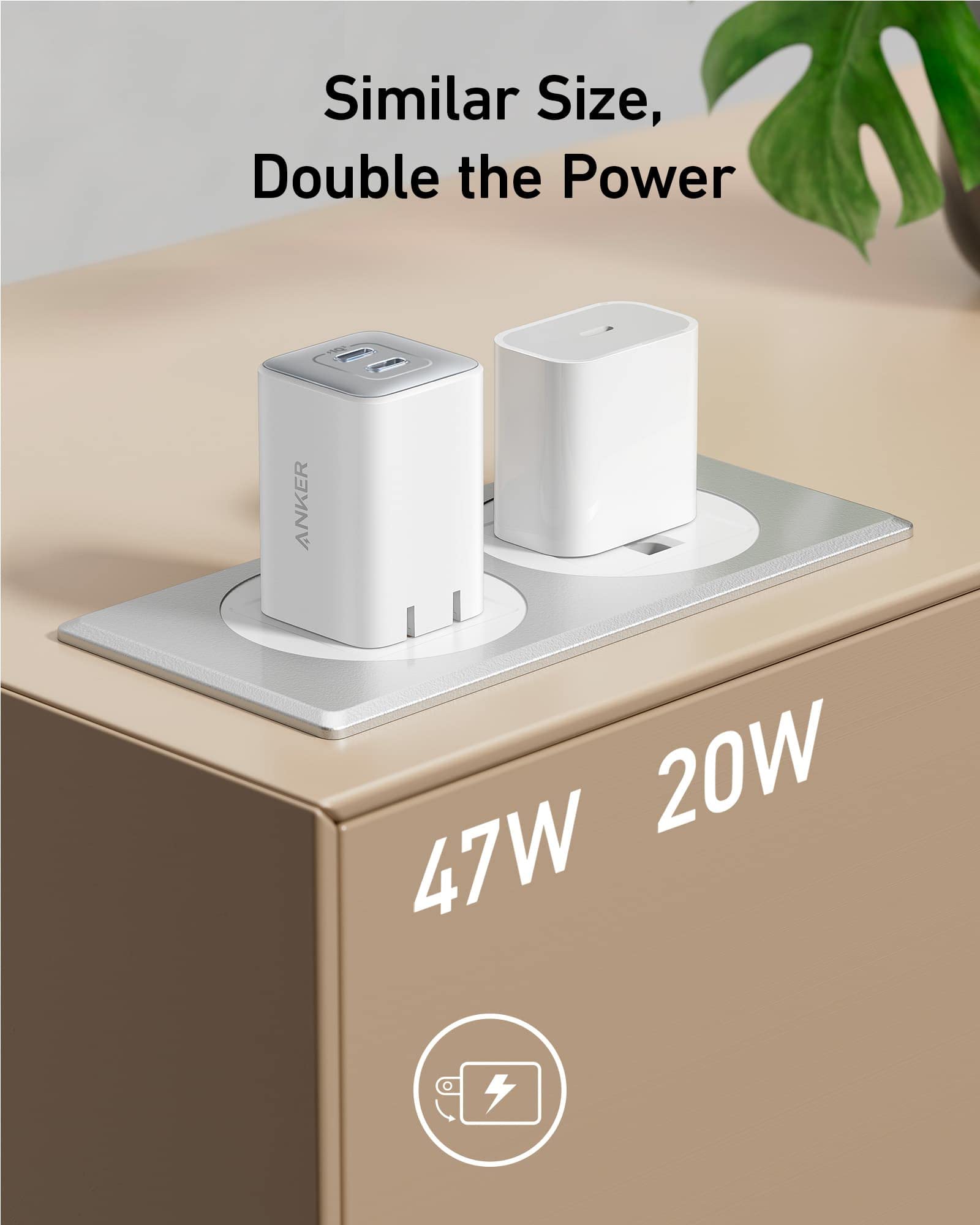 Anker 523 Charger (Nano 3, 47W) - Mann