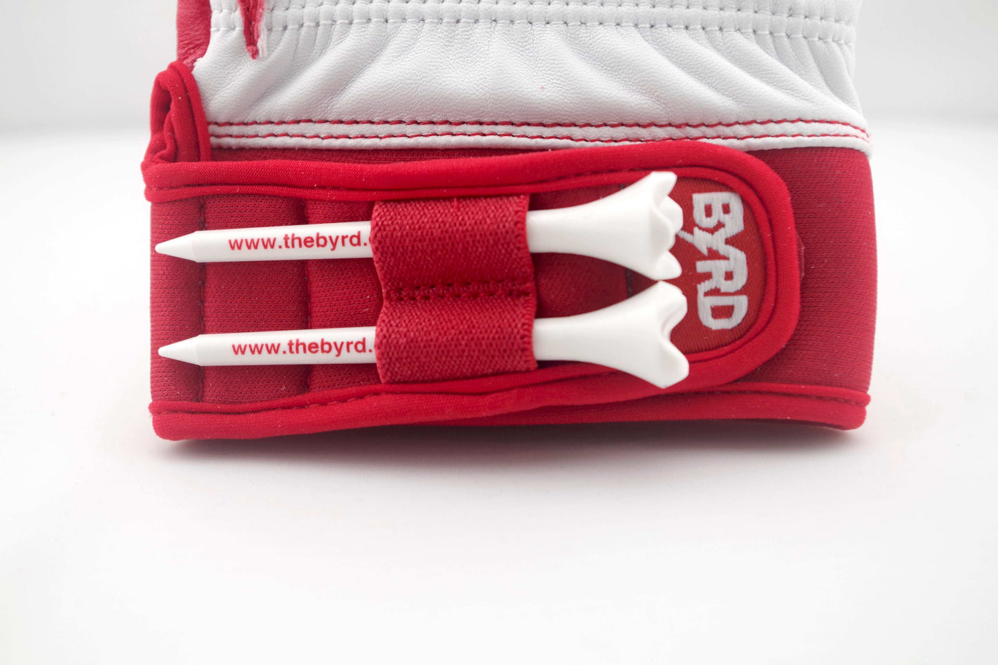 Byrd Golf Glove ∞ White/Red