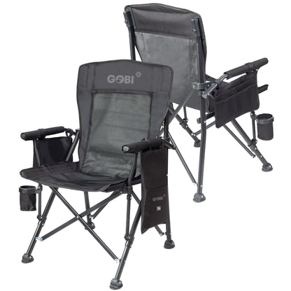 Gobi Heat Zephyr Dual-Zoned Cooling Camp Chair - Mann