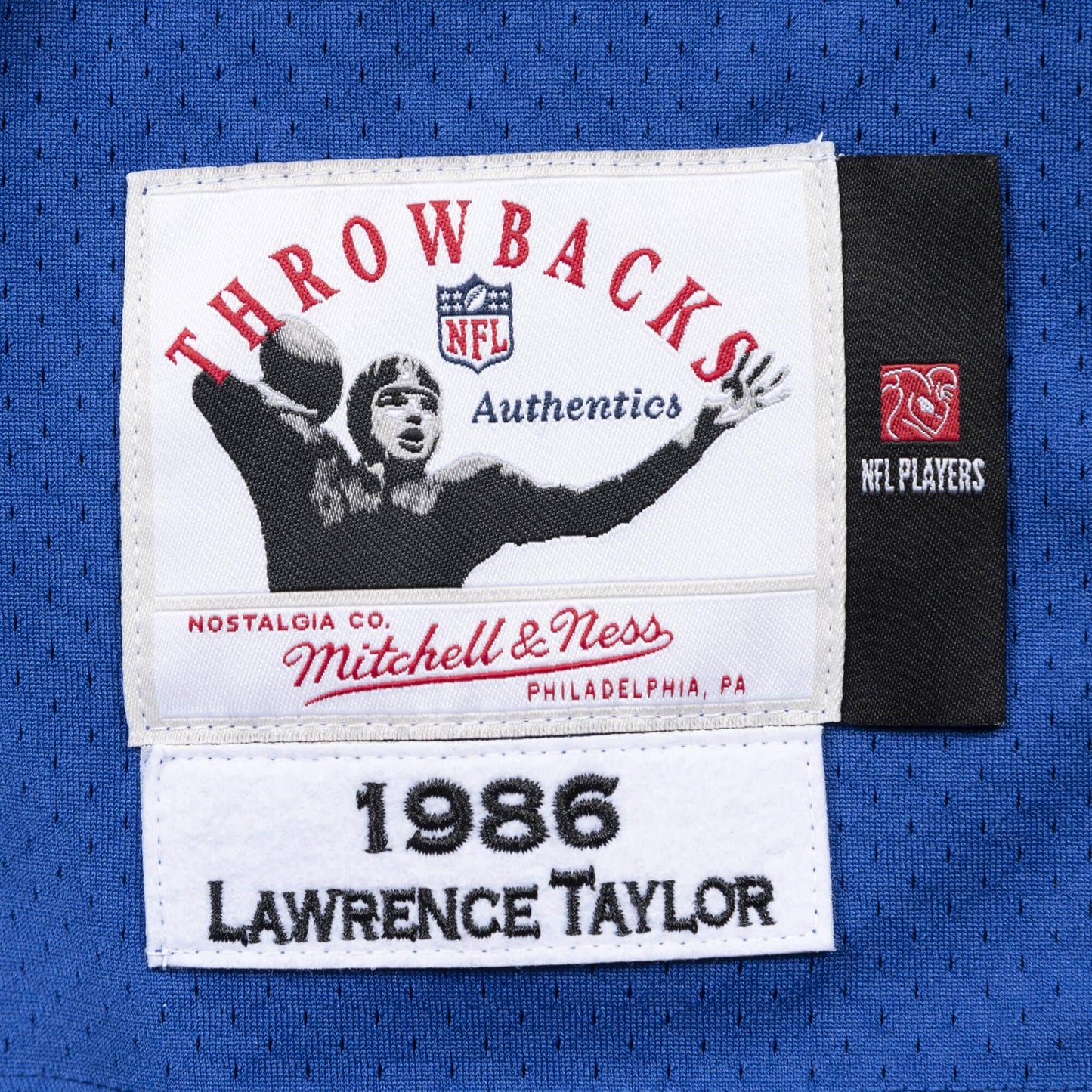 [AJY6CP18035-NYGROYA86LTA] Mens Mitchell & Ness NFL Authentic Jersey New York Giants 1986 Lawrence Taylor - sneakAR