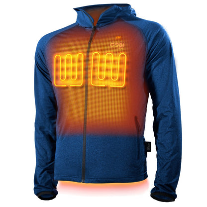 Apex Mens Heated Tech Hoodie - Gobi Heat