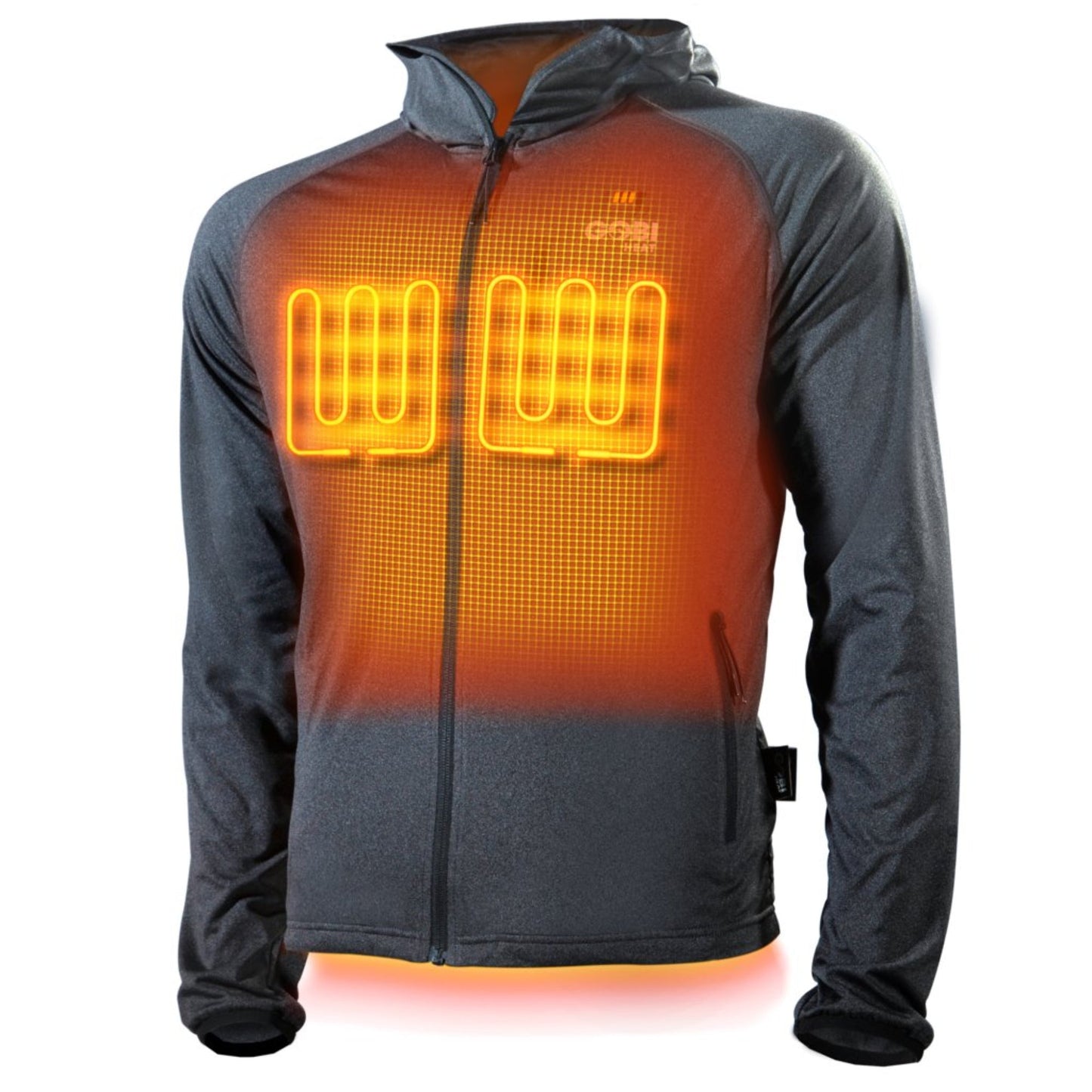 Apex Mens Heated Tech Hoodie - Gobi Heat