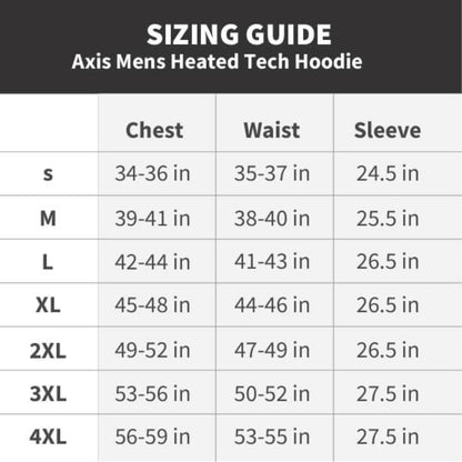 Apex Mens Heated Tech Hoodie - Gobi Heat