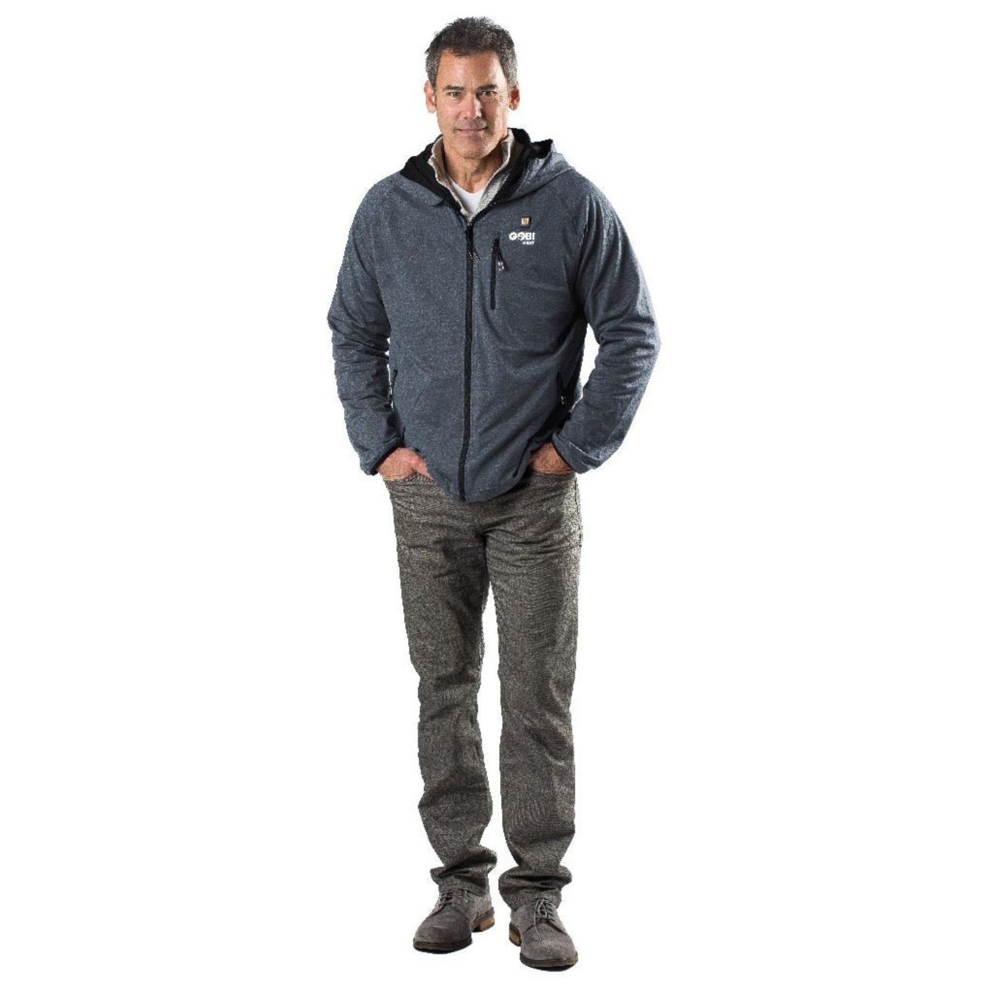 Apex Mens Heated Tech Hoodie - Gobi Heat