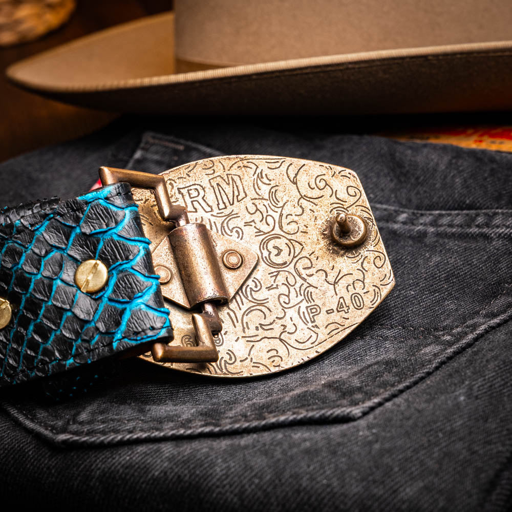 MDM Arkansas Belt Black / Blue - Mann