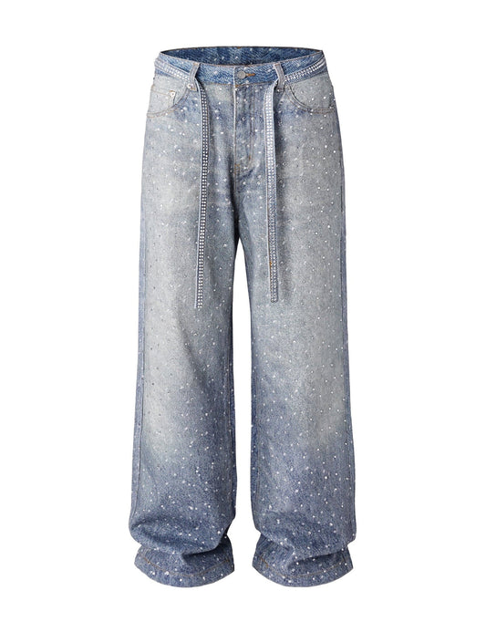 UNDEVELOPED Azul Rhinestone Denim